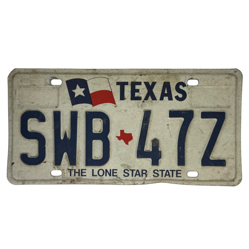 Placă de înmatriculare Texas