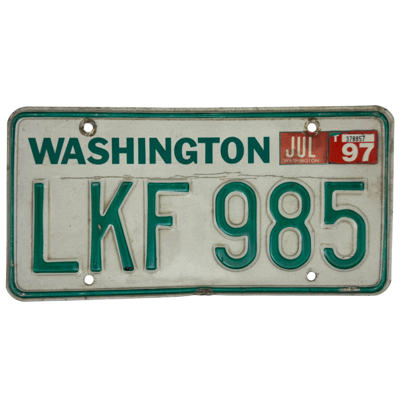 Placă de înmatriculare Washington