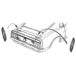Garnituri spoiler spate 69-73