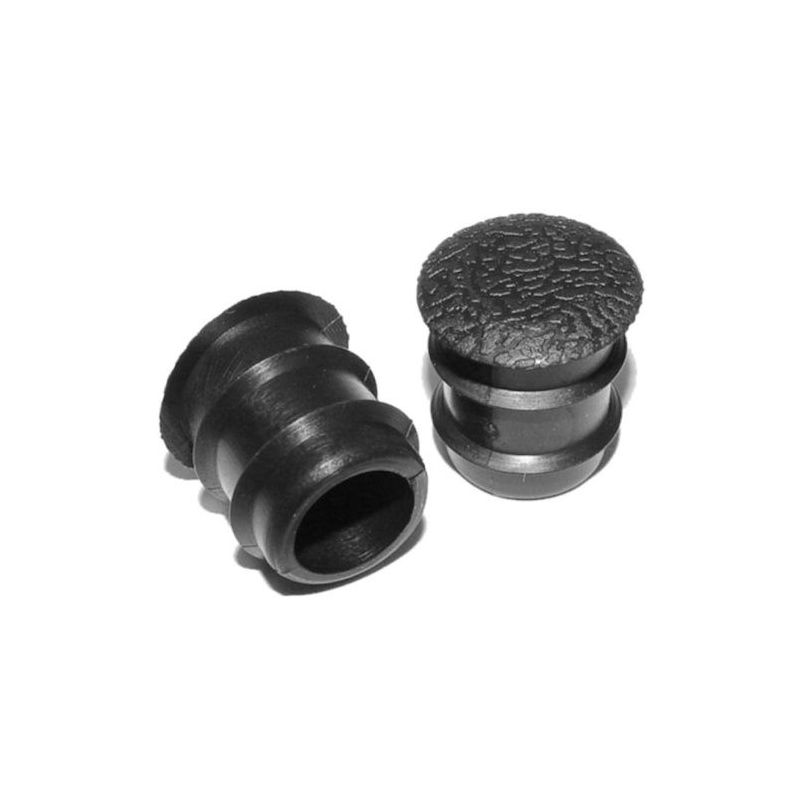 Dopuri Deluxe pentru panoul ușii/ negru, pereche 67