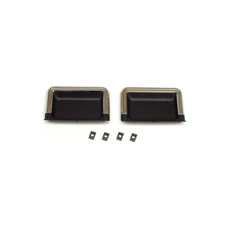 Set de mâner panou ușă / boluri standard, negru 69-70 Set de mâner panou ușă / boluri standard, negru 69-70
