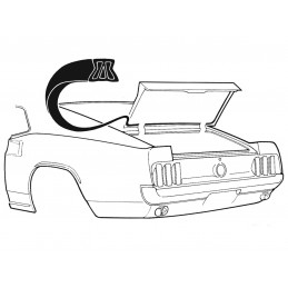 Garnitura portbagaj, Fastback 69-70