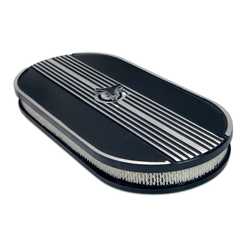 Filtru de aer oval, fără logo V8 64-73 Filtru de aer oval, fără logo V8 64-73