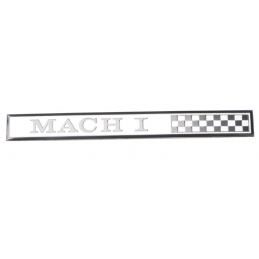 Emblemă "Mach 1" pentru bordul din partea pasagerului, numai inserție 69-70