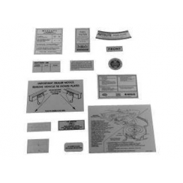 Set de autocolante de serviciu 14 piese 67