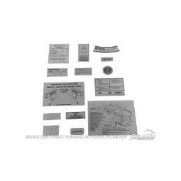 Set autocolant de serviciu 14 piese 69