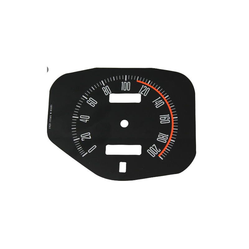 Autocolant vitezometru Mach/ Deluxe în km/ h 69 Autocolant vitezometru Mach/ Deluxe în km/ h 69
