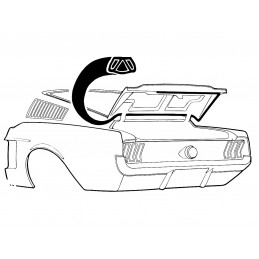 Garnitura portbagaj, Fastback 67-68