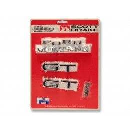 Set embleme GT pentru întreaga mașină, manual 67