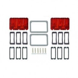 Set faruri spate rame + sticlă 68