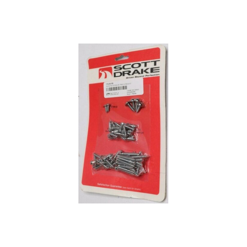 Set de șuruburi pentru ornamente interioare, Fastback 64-66 Set de șuruburi pentru ornamente interioare, Fastback 64-66