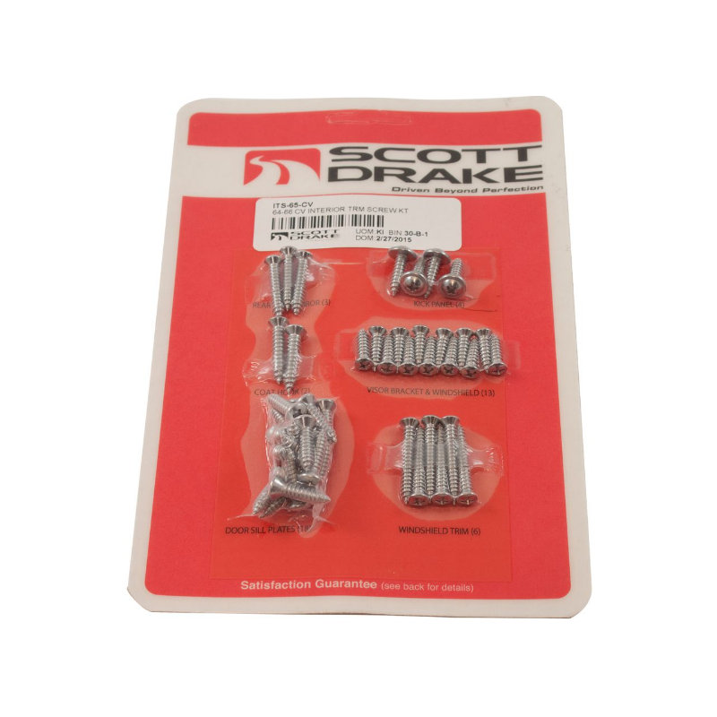 Set de șuruburi pentru ornamente interioare, Cabrio 64-66 Set de șuruburi pentru ornamente interioare, Cabrio 64-66