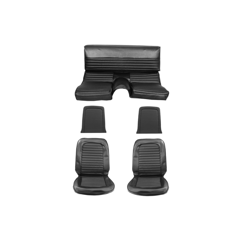 Set complet tapițerie - negru standard, Fastback 66 Set complet tapițerie - negru standard, Fastback 66