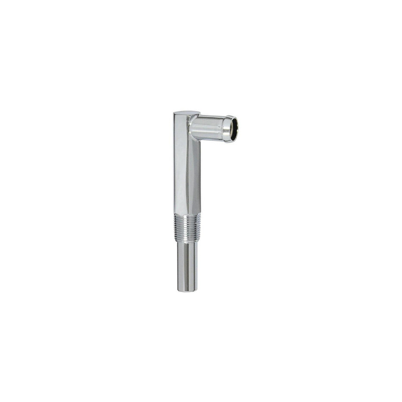 Cotul colectorului de admisie pentru furtunul de încălzire - cromat 67-70 Cotul colectorului de admisie pentru furtunul de încălzire - cromat 67-70